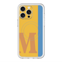 スリムプロテクションプレミアムケース with MagSafe［ オリジナル - initial color line - M orange ］