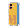 スリムプロテクションプレミアムケース with MagSafe［ オリジナル - initial color line - M orange ］