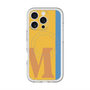 スリムプロテクションプレミアムケース with MagSafe［ オリジナル - initial color line - M orange ］