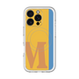 スリムプロテクションプレミアムケース with MagSafe［ オリジナル - initial color line - M orange ］