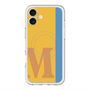 スリムプロテクションプレミアムケース with MagSafe［ オリジナル - initial color line - M orange ］