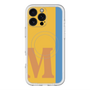 スリムプロテクションプレミアムケース with MagSafe［ オリジナル - initial color line - M orange ］