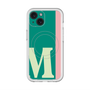 スリムプロテクションプレミアムケース with MagSafe［ オリジナル - initial color line - M green ］