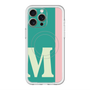 スリムプロテクションプレミアムケース with MagSafe［ オリジナル - initial color line - M green ］