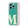 スリムプロテクションプレミアムケース with MagSafe［ オリジナル - initial color line - M green ］