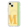 スリムプロテクションプレミアムケース with MagSafe［ オリジナル - initial color line - M yellow ］