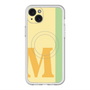 スリムプロテクションプレミアムケース with MagSafe［ オリジナル - initial color line - M yellow ］
