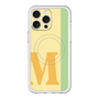 スリムプロテクションプレミアムケース with MagSafe［ オリジナル - initial color line - M yellow ］