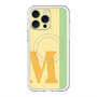 スリムプロテクションプレミアムケース with MagSafe［ オリジナル - initial color line - M yellow ］