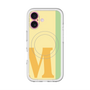 スリムプロテクションプレミアムケース with MagSafe［ オリジナル - initial color line - M yellow ］