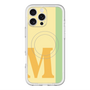 スリムプロテクションプレミアムケース with MagSafe［ オリジナル - initial color line - M yellow ］