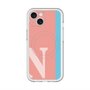 スリムプロテクションプレミアムケース with MagSafe［ オリジナル - initial color line - N pink ］