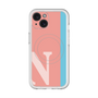 スリムプロテクションプレミアムケース with MagSafe［ オリジナル - initial color line - N pink ］