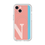 スリムプロテクションプレミアムケース with MagSafe［ オリジナル - initial color line - N pink ］