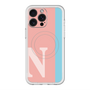 スリムプロテクションプレミアムケース with MagSafe［ オリジナル - initial color line - N pink ］