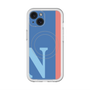 スリムプロテクションプレミアムケース with MagSafe［ オリジナル - initial color line - N blue ］