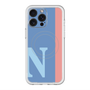 スリムプロテクションプレミアムケース with MagSafe［ オリジナル - initial color line - N blue ］