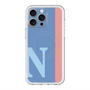 スリムプロテクションプレミアムケース with MagSafe［ オリジナル - initial color line - N blue ］