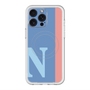 スリムプロテクションプレミアムケース with MagSafe［ オリジナル - initial color line - N blue ］