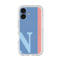 スリムプロテクションプレミアムケース with MagSafe［ オリジナル - initial color line - N blue ］