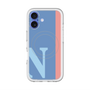 スリムプロテクションプレミアムケース with MagSafe［ オリジナル - initial color line - N blue ］