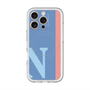 スリムプロテクションプレミアムケース with MagSafe［ オリジナル - initial color line - N blue ］