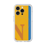 スリムプロテクションプレミアムケース with MagSafe［ オリジナル - initial color line - N orange ］
