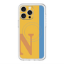 スリムプロテクションプレミアムケース with MagSafe［ オリジナル - initial color line - N orange ］