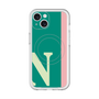 スリムプロテクションプレミアムケース with MagSafe［ オリジナル - initial color line - N green ］