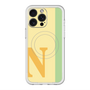スリムプロテクションプレミアムケース with MagSafe［ オリジナル - initial color line - N yellow ］