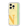スリムプロテクションプレミアムケース with MagSafe［ オリジナル - initial color line - N yellow ］