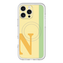 スリムプロテクションプレミアムケース with MagSafe［ オリジナル - initial color line - N yellow ］