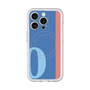 スリムプロテクションプレミアムケース with MagSafe［ オリジナル - initial color line - O blue ］