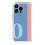 スリムプロテクションプレミアムケース with MagSafe［ オリジナル - initial color line - O blue ］