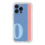 スリムプロテクションプレミアムケース with MagSafe［ オリジナル - initial color line - O blue ］