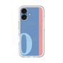 スリムプロテクションプレミアムケース with MagSafe［ オリジナル - initial color line - O blue ］