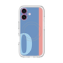 スリムプロテクションプレミアムケース with MagSafe［ オリジナル - initial color line - O blue ］