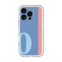スリムプロテクションプレミアムケース with MagSafe［ オリジナル - initial color line - O blue ］