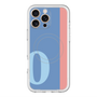 スリムプロテクションプレミアムケース with MagSafe［ オリジナル - initial color line - O blue ］