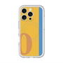 スリムプロテクションプレミアムケース with MagSafe［ オリジナル - initial color line - O orange ］