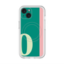 スリムプロテクションプレミアムケース with MagSafe［ オリジナル - initial color line - O green ］