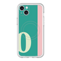 スリムプロテクションプレミアムケース with MagSafe［ オリジナル - initial color line - O green ］