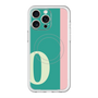 スリムプロテクションプレミアムケース with MagSafe［ オリジナル - initial color line - O green ］