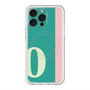 スリムプロテクションプレミアムケース with MagSafe［ オリジナル - initial color line - O green ］