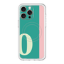 スリムプロテクションプレミアムケース with MagSafe［ オリジナル - initial color line - O green ］