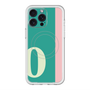 スリムプロテクションプレミアムケース with MagSafe［ オリジナル - initial color line - O green ］
