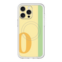 スリムプロテクションプレミアムケース with MagSafe［ オリジナル - initial color line - O yellow ］