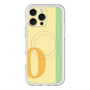 スリムプロテクションプレミアムケース with MagSafe［ オリジナル - initial color line - O yellow ］