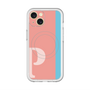 スリムプロテクションプレミアムケース with MagSafe［ オリジナル - initial color line - P pink ］
