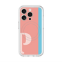スリムプロテクションプレミアムケース with MagSafe［ オリジナル - initial color line - P pink ］